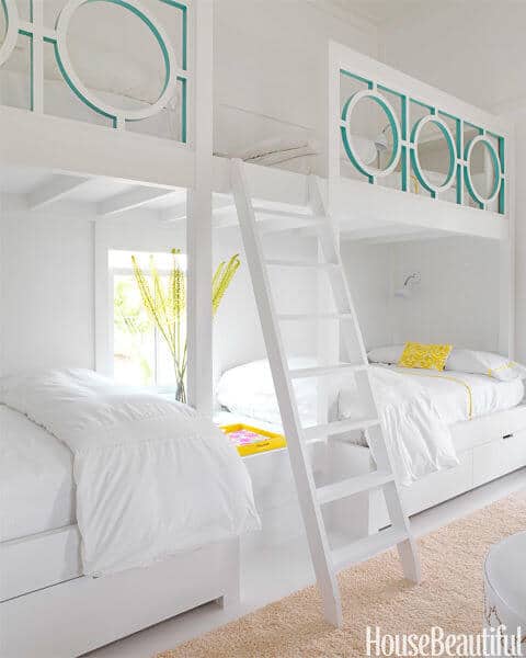 Lattice Bunk Bed via House Beautiful