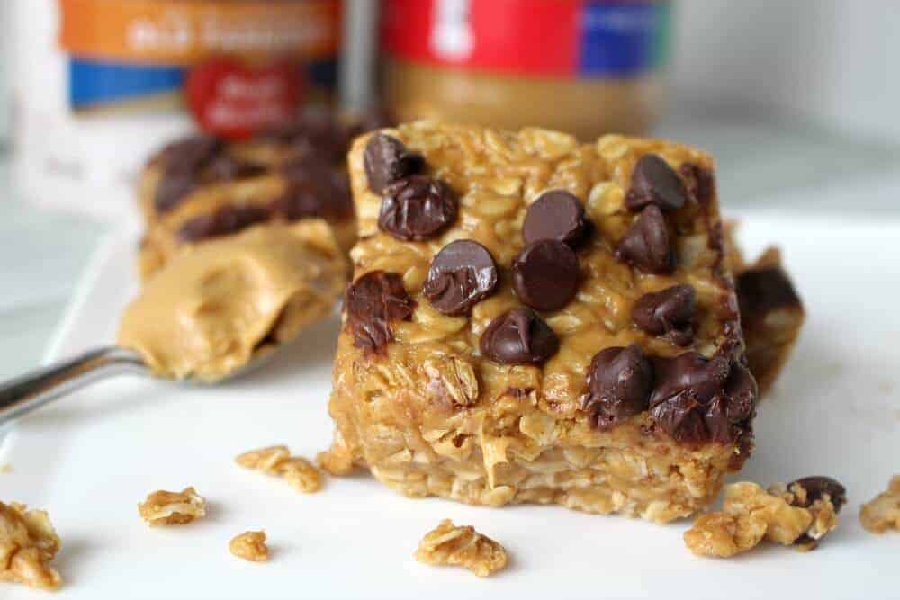 No Bake Peanut Butter Oatmeal Bars - Princess Pinky Girl