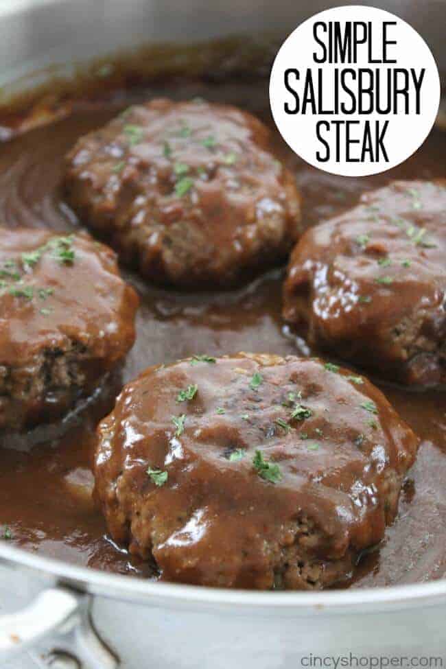 Simple Salisbury Steak from Cincy Shopper