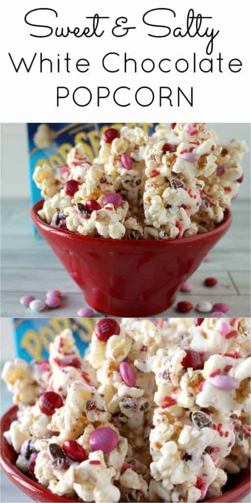 Sweet and Salty White Chocolate Popcorn