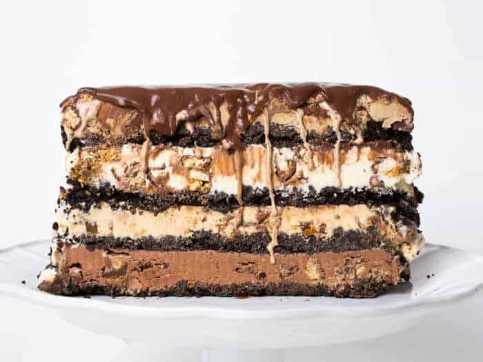 Candy-Packed Halloween Ice Cream Cake from Serious Eats