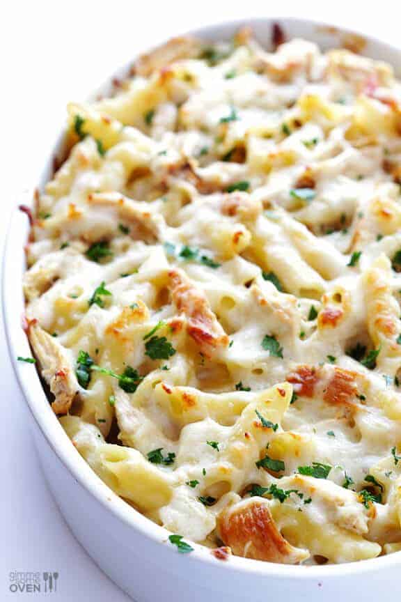 Chicken Alfredo Ziti by Gimme Some Oven 