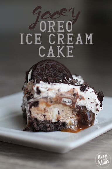 Gooey Oreo Ice Cream Cake from Over the Moon