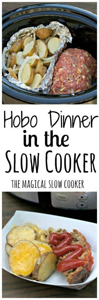 Hobo Dinner in the Slow Cooker by The Magical Slow Cooker 