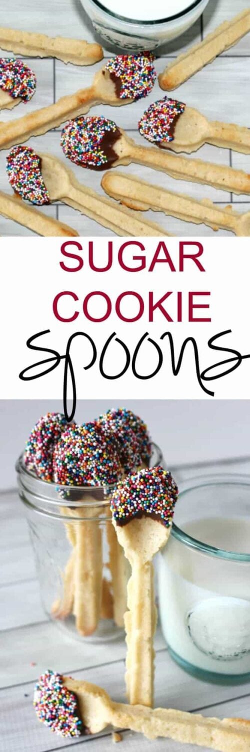 Sugar Cookie Spoons {up your cookies & milk game!} | Princess Pinky Girl