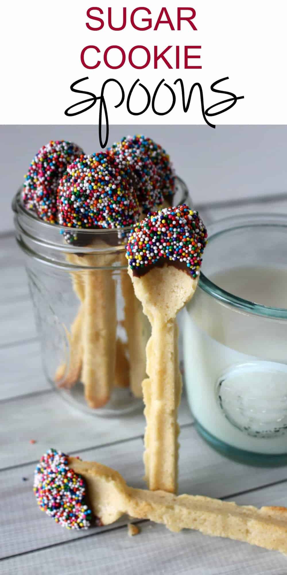 Sugar Cookie Spoons from Princess Pinky Girl - taking milk and cookies to a whole other level