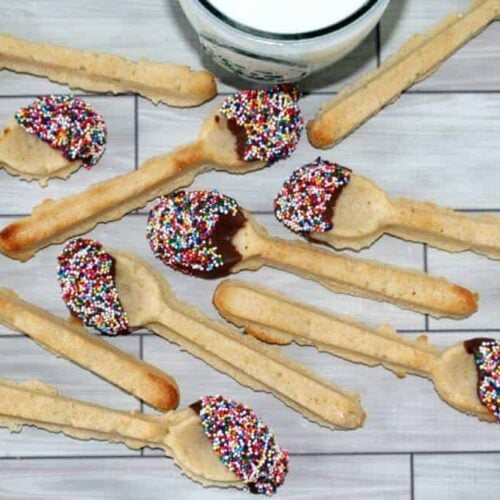 Cookie Spoon, Cookie Dipper, Milk and Cookies Dipping Spoon 