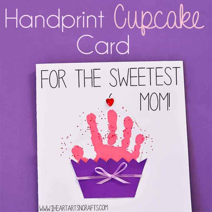 Handprint Cupcake Card by I Heart Arts N CraftsI 