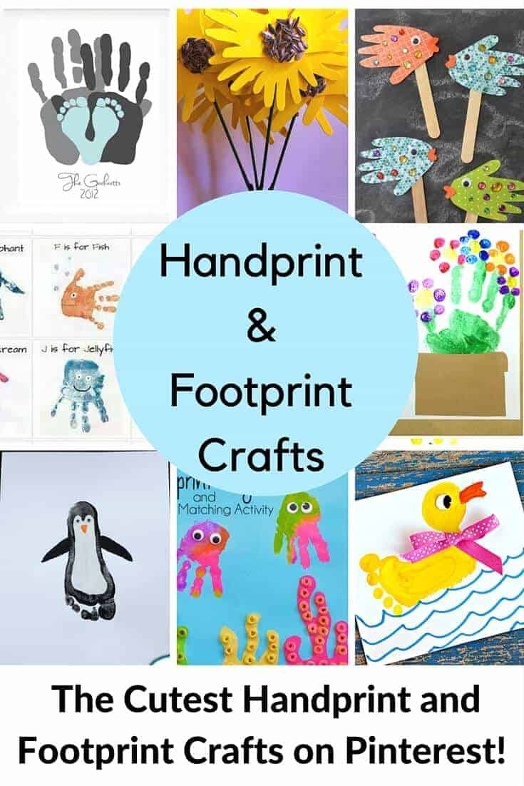 Handprint and Footprint Craft Ideas 