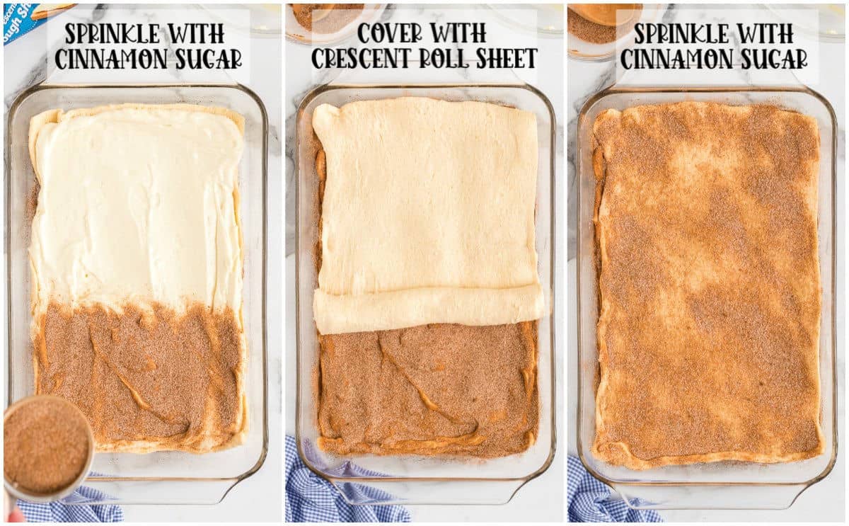 How to make Sopapilla Cheesecake steps 2