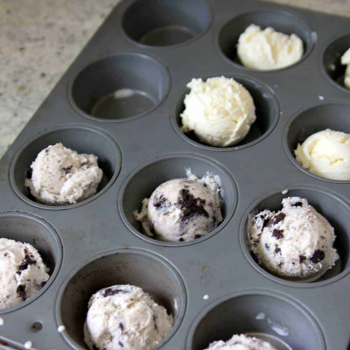 Muffin Tin Ice Cream Scoops by Kojo Designs 