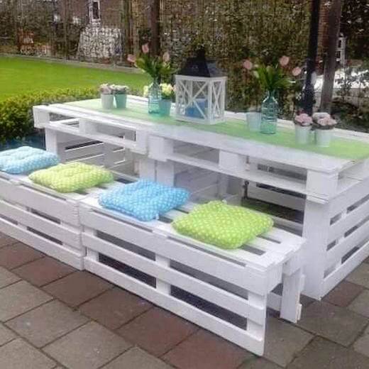 Pallet Patio Set from Smart School House