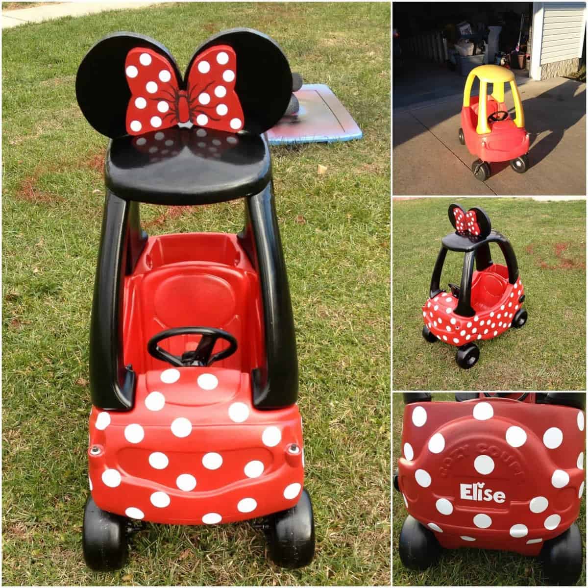 cozy coupe makeover - toy makeover