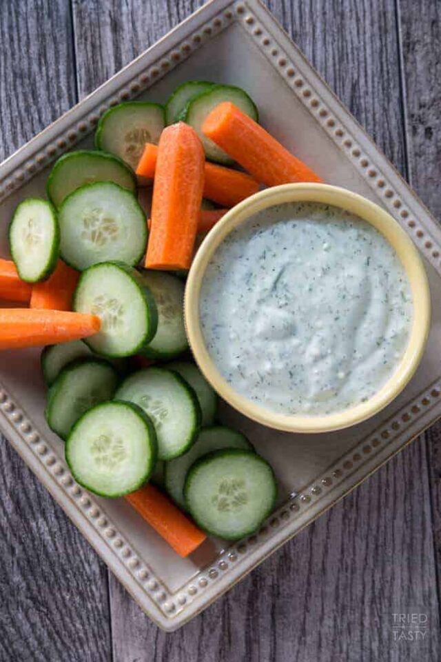 Healthy Ranch Dip - Princess Pinky Girl