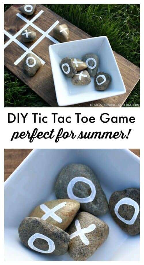 DIY Tic Tac Toe Game via Tatertots and Jello