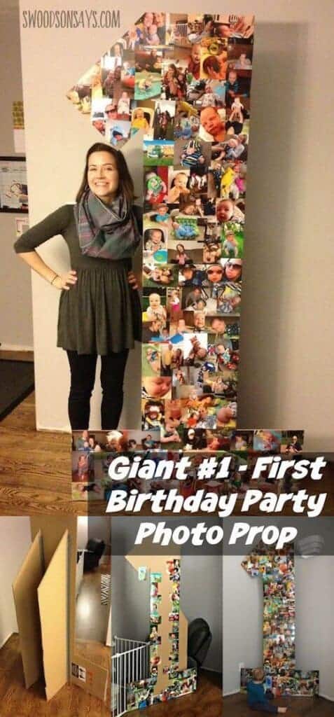 First Birthday Party Photo Collage from Swoodson Says