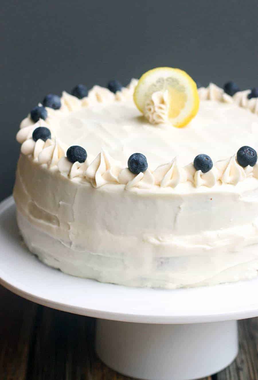 Lemon Blueberry Zucchini Cake - Princess Pinky Girl