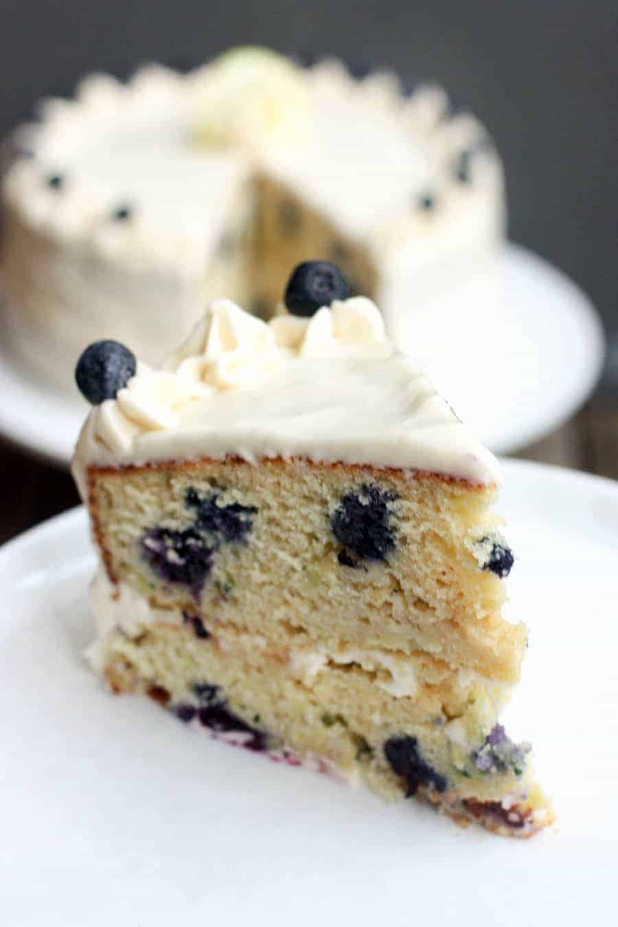 Lemon Blueberry Zucchini Cake Princess Pinky Girl