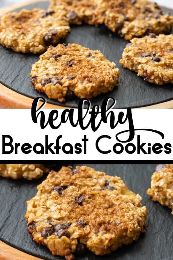 Healthy Breakfast Cookies - three ingredients only