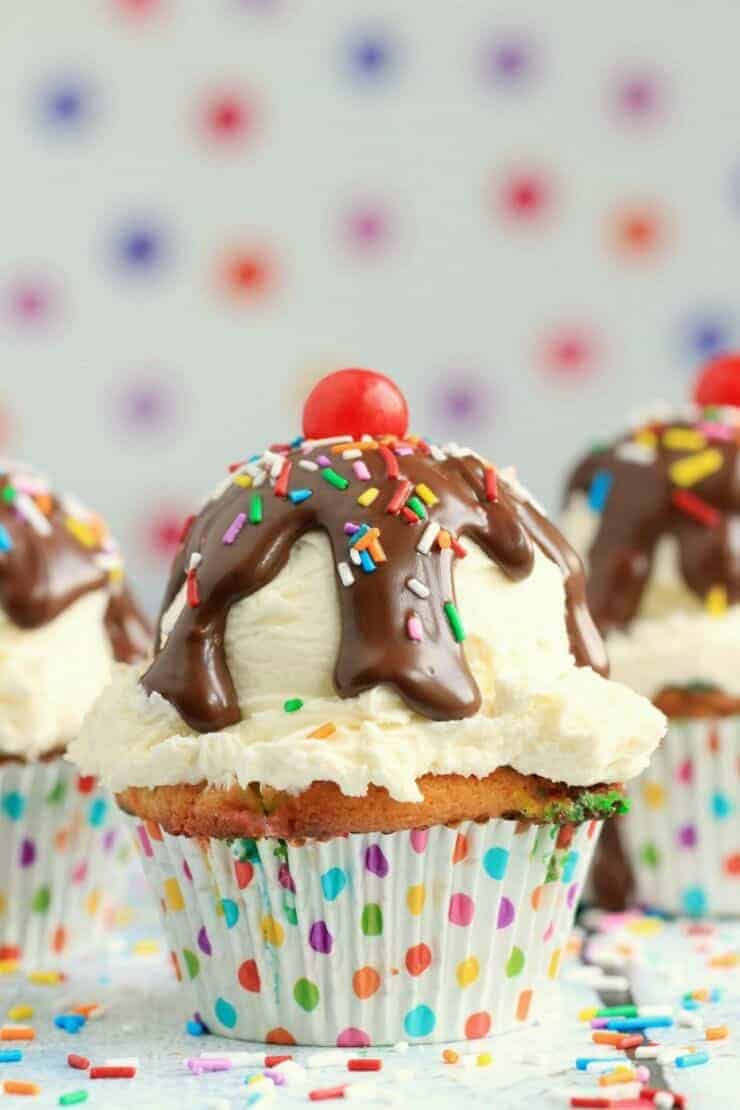 Ice Cream Sunday Cupcakes by Frugal Momeh