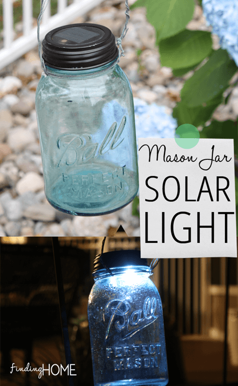 DIY Mason Jar Solar Lights | Finding Home Farms