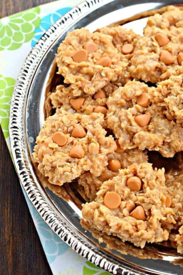 No Bake Oatmeal Scotchies by Shugary Sweets 