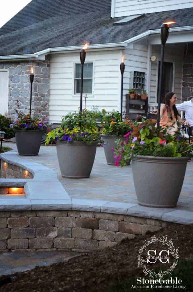 Potted Torches | Stonegable