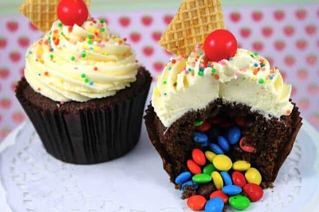 Surprise Pinata Cupcakes by Cake Journal