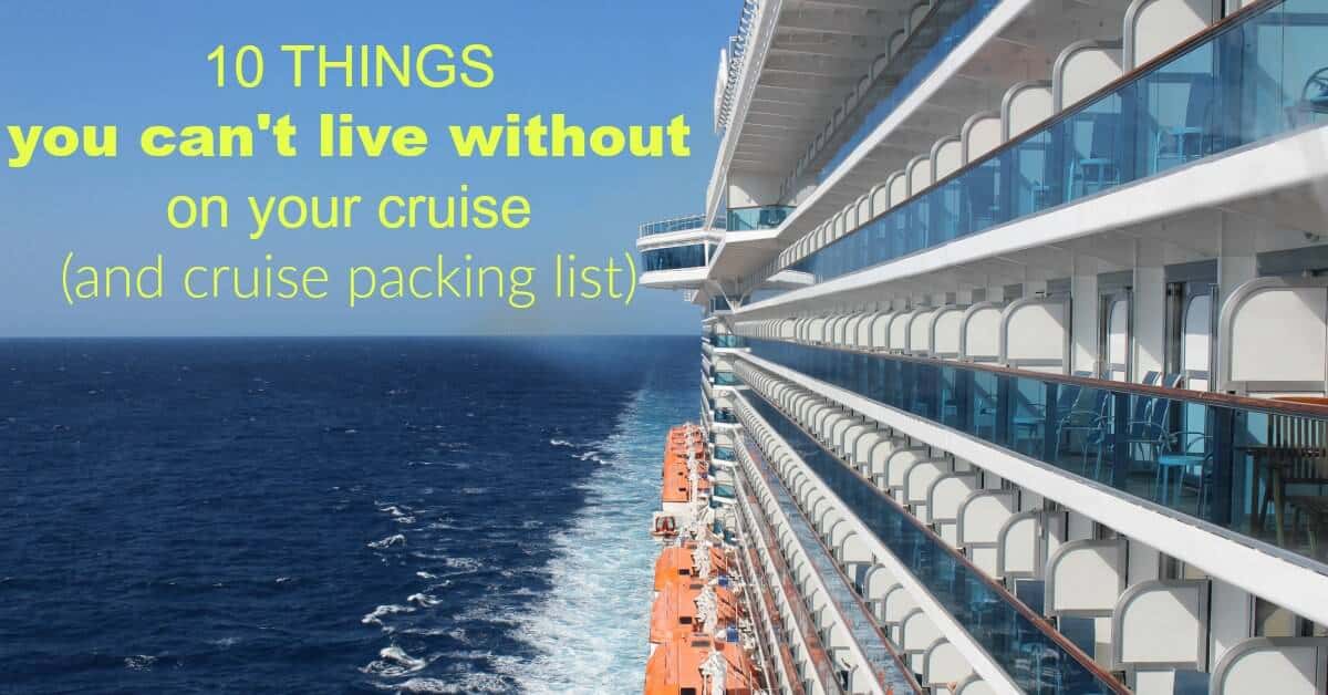 Mediterranean Cruise Packing List & 10 Things I Couldn't Live Without ...