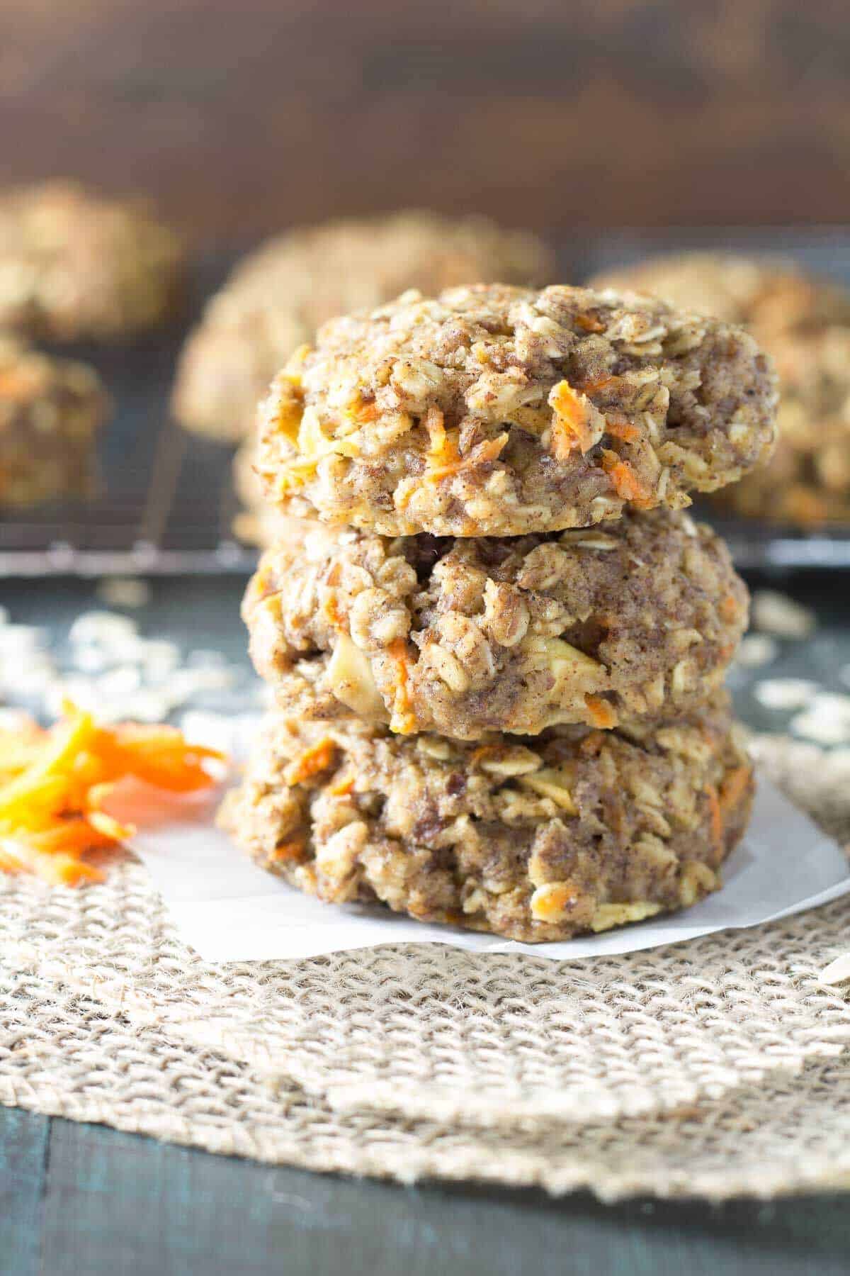 Carrot Cake Breakfast Cookies | Kristine's Kitchen 