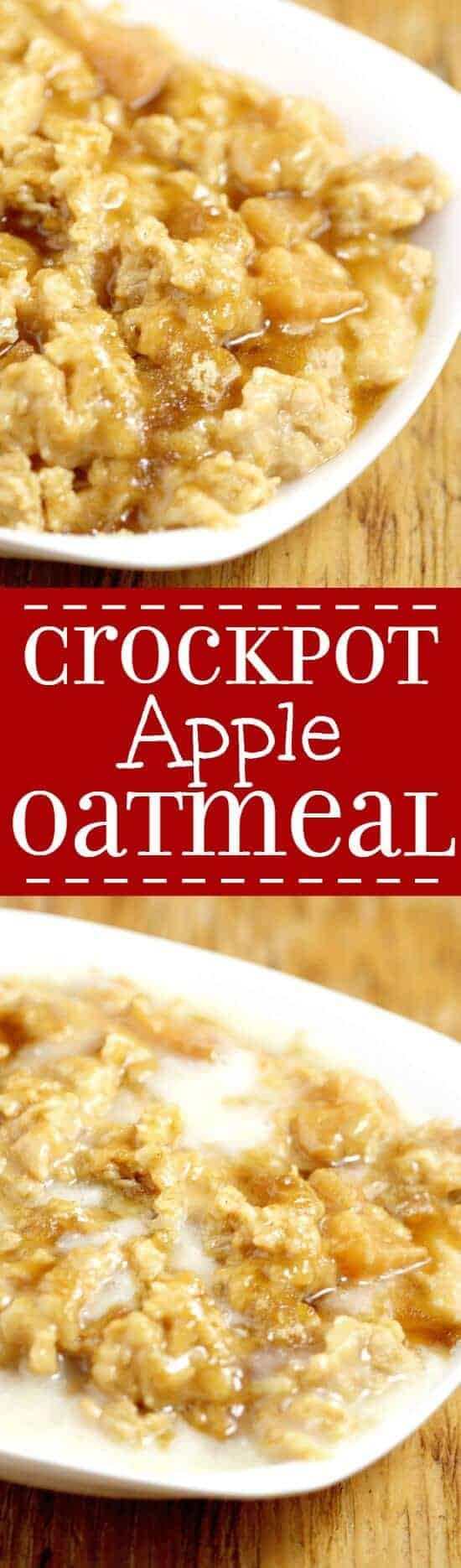 Crock Pot Apple Oatmeal | The Gracious Wife 