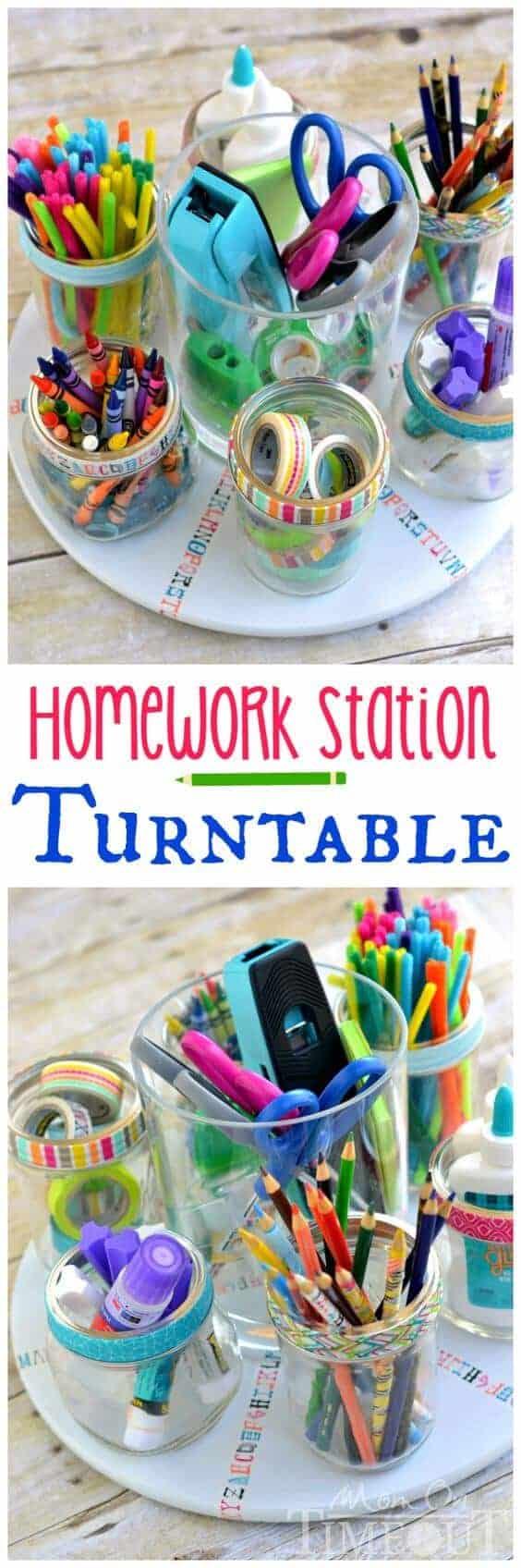 Homework Station Turntable by Mom on Tmeout