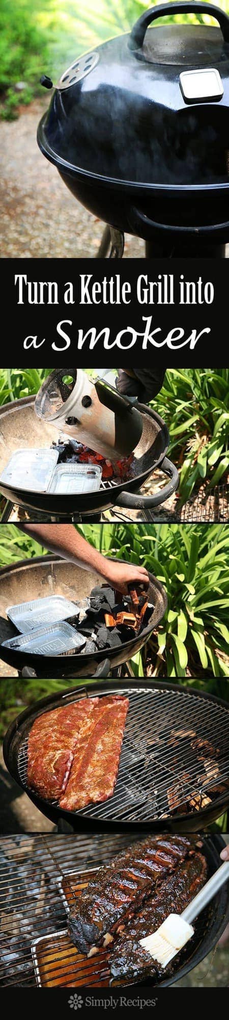 How to Turn Your Kettle Grill Into a Smoker | SImply Recipes