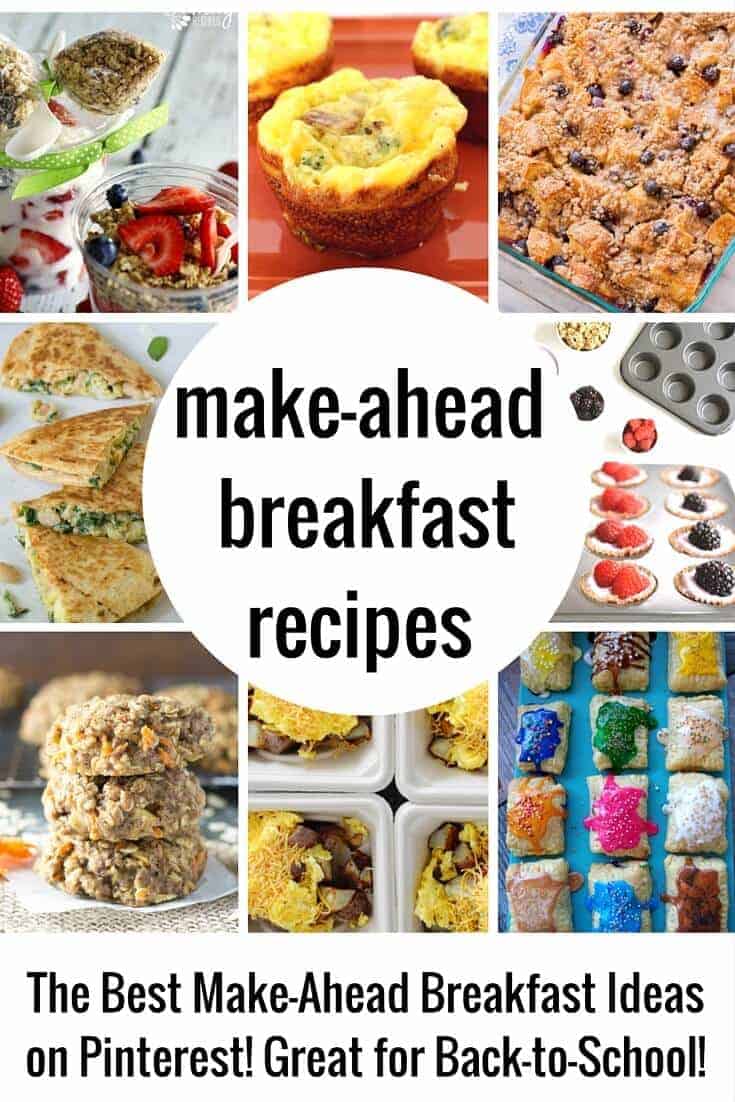 Make Ahead Breakfast Recipes | Princess Pinky Girl