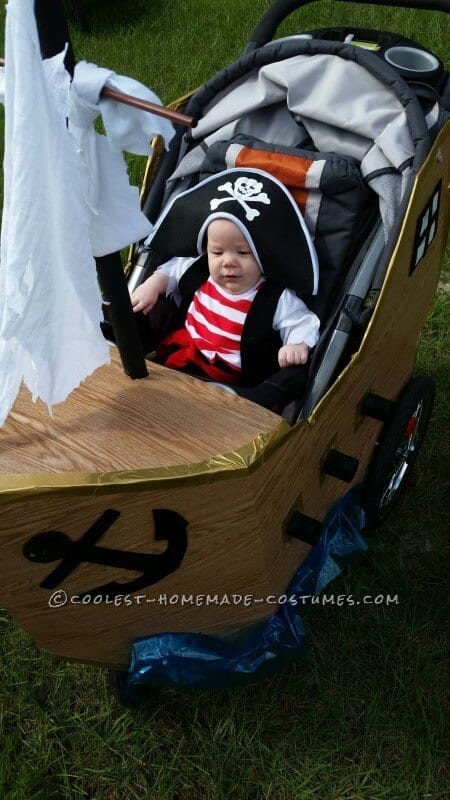 Pirate Ship Stroller Costume | Coolest Handmade Costumes