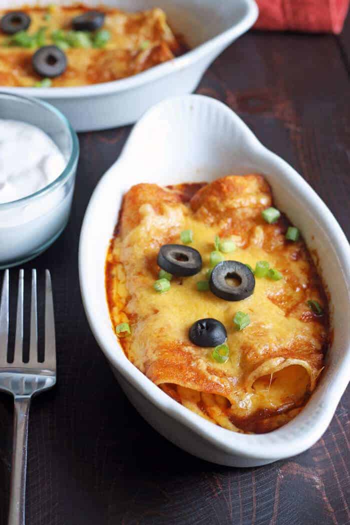 Cheese Enchiladas by Life as a Mom