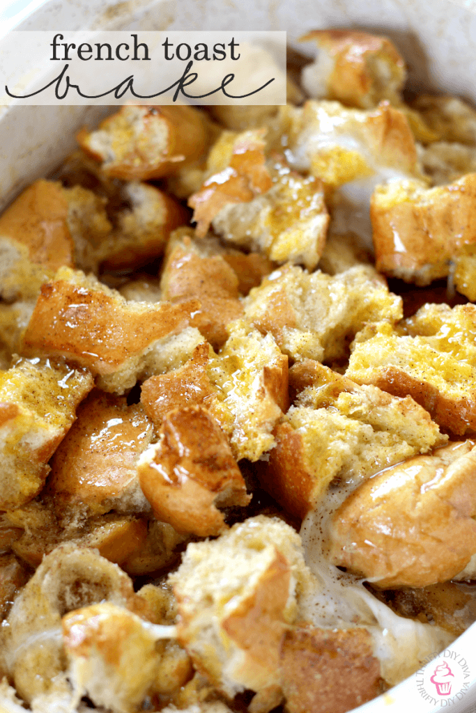 A close up of food, with French toast