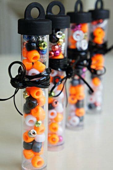 Halloween Bead Bracelet Kids via Babble