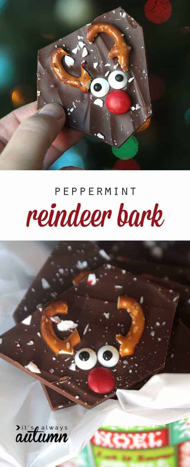 Peppermint Reindeer Bark by Its Always Autumn