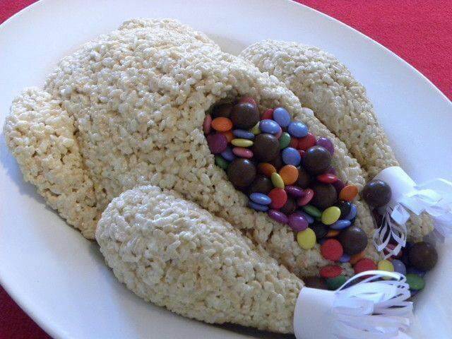 Rice Krispie Treat Turkey for Thanksgiving