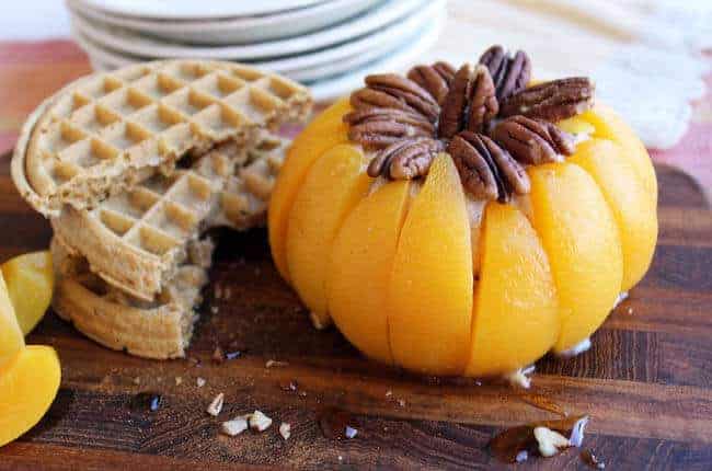 Peachy maple pecan pumpkin