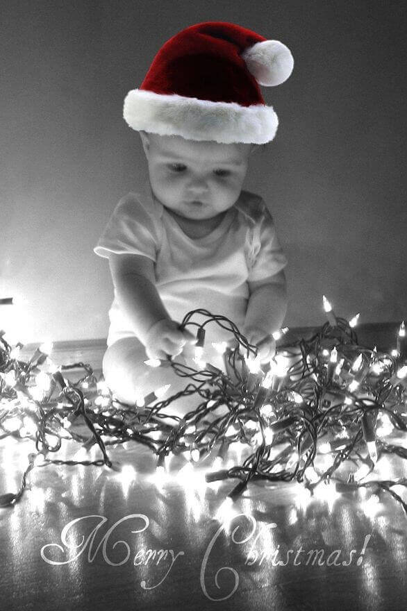 Babies first Christmas Card