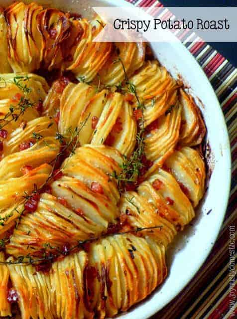 Crispy Potato Roast by Joyously Domestic