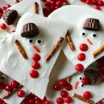 Melted Snowman Chocolate Bark