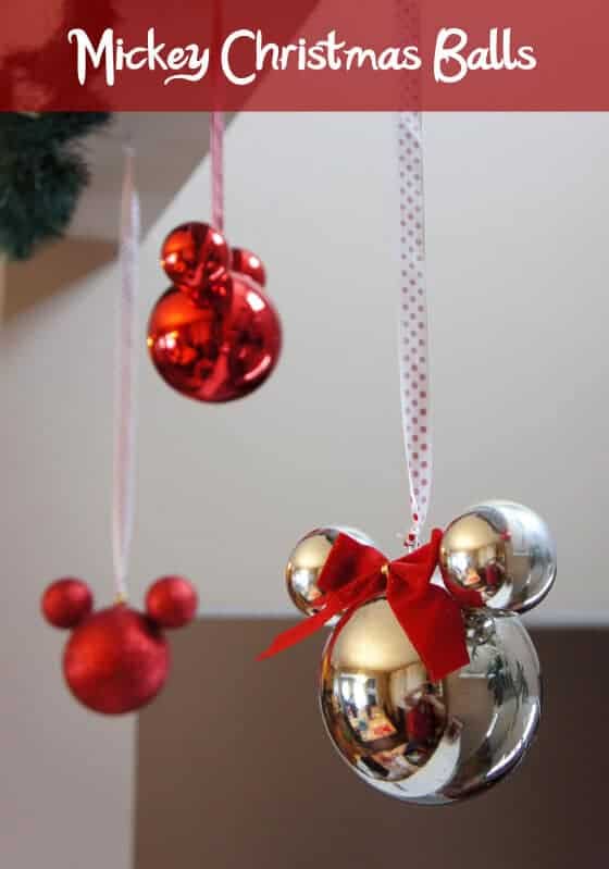Mickey Christmas Ornaments by Dolled Up Design