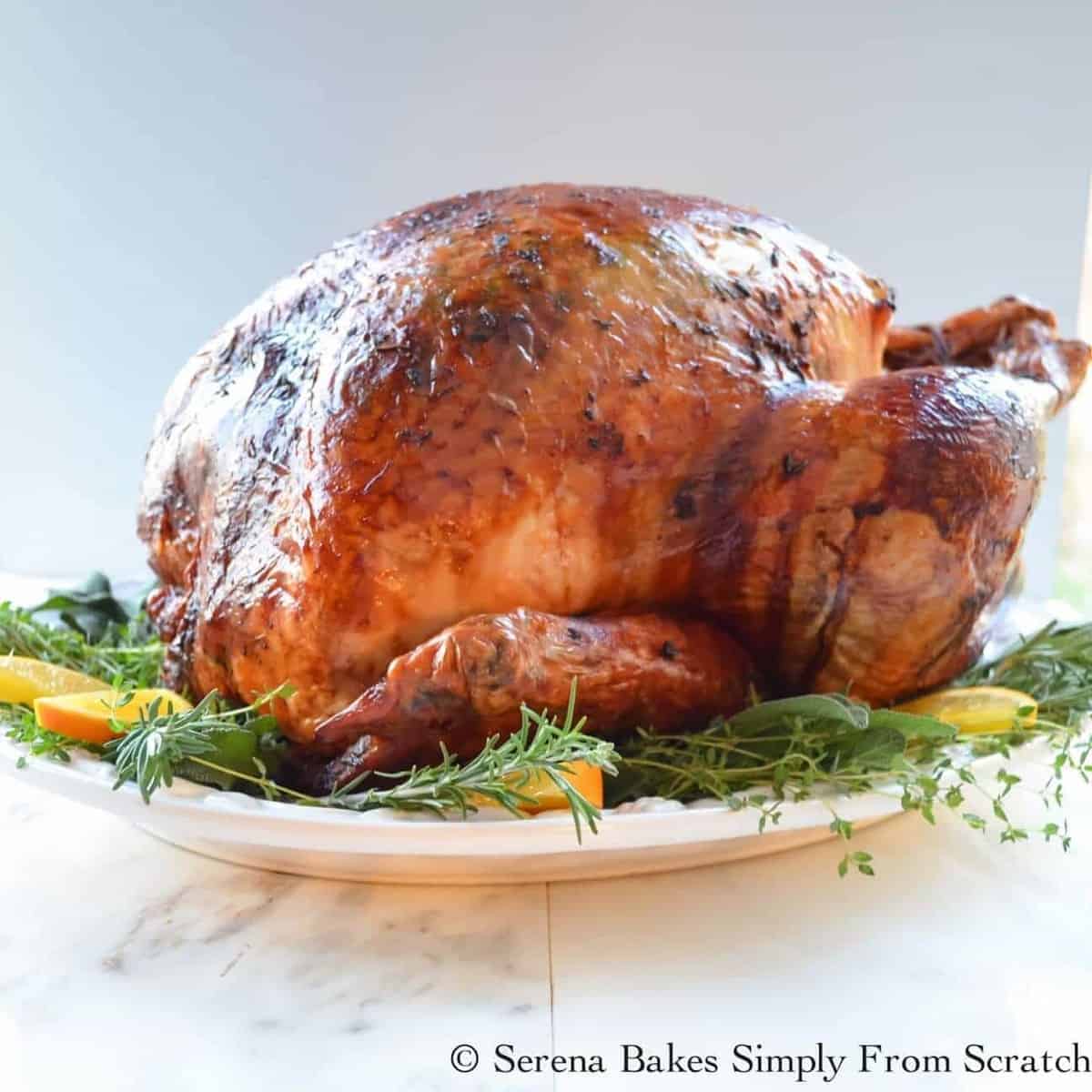 Super Moist Turkey Baked in Cheesecloth by Serena Bakes Simply From Scratch