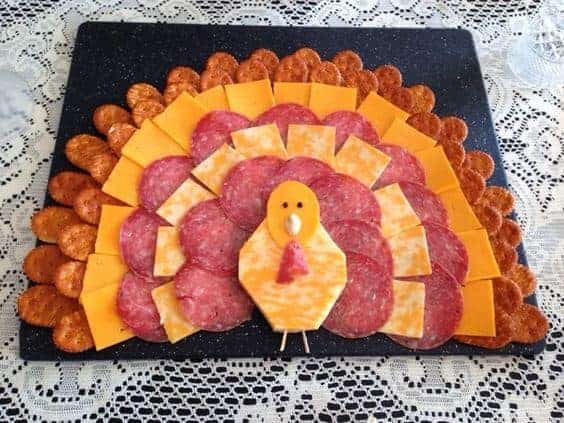 Turkey Meat and Cheese Platter by Also, That's It