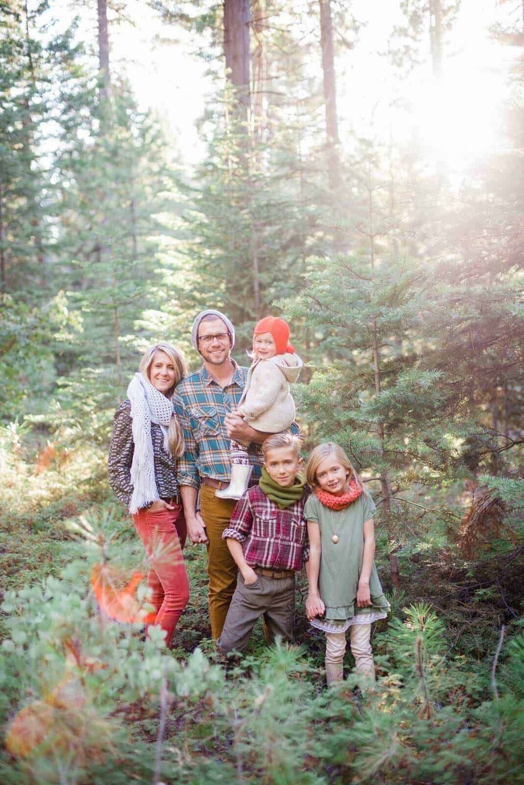 Woodland Family Photo by By Bethany Photography