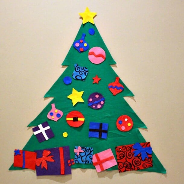 DIY Felt Christmas Tree - Princess Pinky Girl