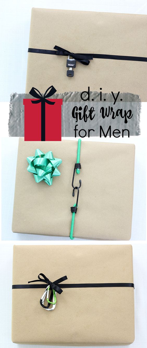 Gift Wrapping Ideas for Men